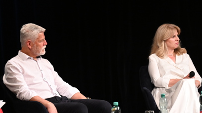 FOTO: Petr Pavel a Zuzana Čaputová na festivalu Mezi ploty.