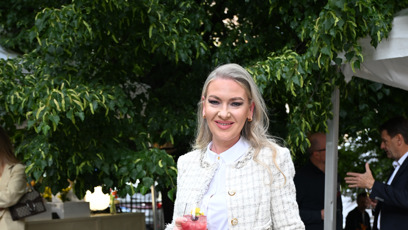 FOTO: Lenka Graf byla jako vždy elegantní.