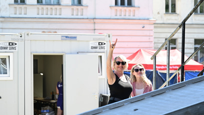 FOTO: Martina Pártlová na festivalu.