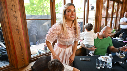 FOTO: Eva Perkausová se usmívala.