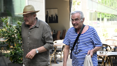 FOTO: Oldřich Kaiser s hereckým kolegou Janem Vlasákem.