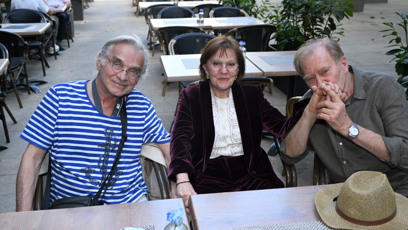 FOTO: Herečka Lenka Termerová spolu s Oldřichem Kaiserem a Janem Vlasákem.