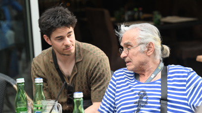 FOTO: Oldřich Kaiser s Markem Adamczykem.