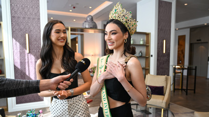 FOTO: Emma Tiglao a Markéta Mörwicková během rozhovoru.