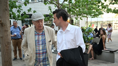FOTO: František Svěrák s Petrem Kostkou.