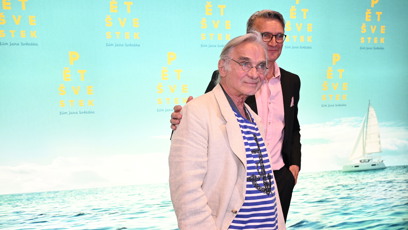 FOTO: Oldřich Kaiser na premiéře filmu Pět švestek.