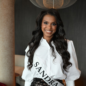 Finalistka Miss Sandra Chalupníková. 