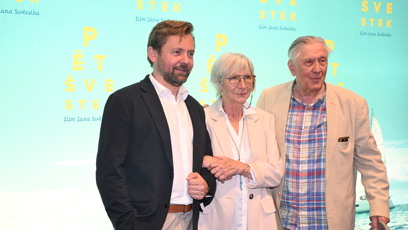 FOTO: Petr Lněnička spolu s Danou Syslovou a Petrem Kostkou.