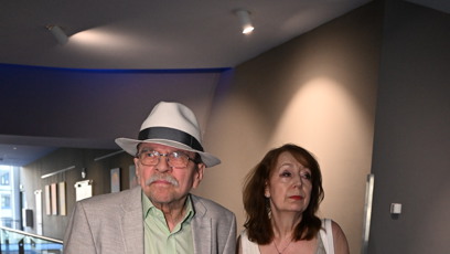FOTO: Jaroslav Uhlíř dorazil s manželkou.