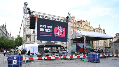 FOTO: Demonstrace Milionu chvilek pro demokracii.