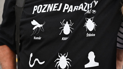 FOTO: Detail trička demonstranta.
