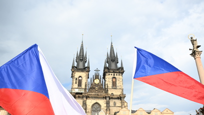 FOTO: Demonstrace na Staroměstském náměstí.