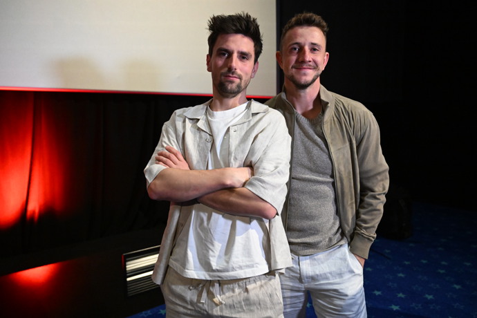 FOTO: Václav Matějovský a Jakub Štáfek na promítání finálového dílu Asia Expressu. – stránka 30