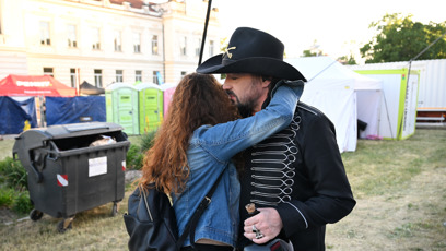 FOTO: Robert Kodym na festivalu Mezi ploty 2026.