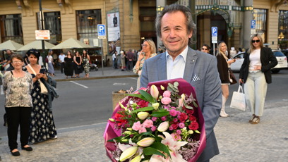 FOTO: Andor Šándor na oslavě Jiřiny Bohdalové.