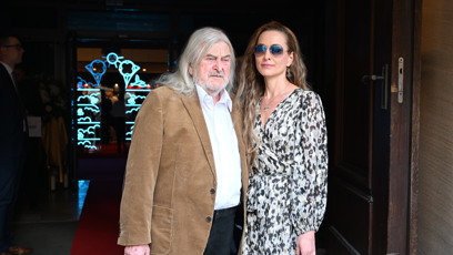 FOTO: František Ringo Čech s partnerkou.