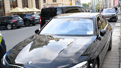 FOTO: Auto Václava Klause je nabourané.