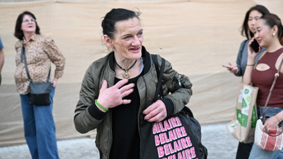 FOTO: Katka Bradáčová v centru Prahy.