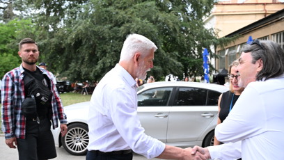 FOTO: Petr Pavel se usmíval.