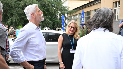 FOTO: Petr Pavel dorazil na nedělní Mezi ploty.