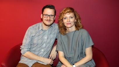 FOTO: Jiří Sádek s Aňou Geislerovou na tiskové konferenci k filmu Polednice (2016).