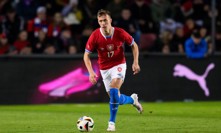 Tomáš Vlček v dresu české reprezentace.