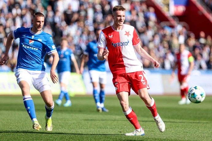 FOTO: Obránce Slavie Štěpán Chaloupek.