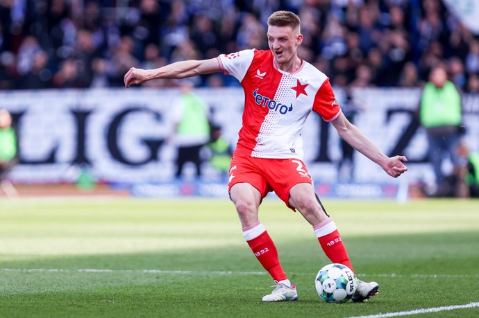 FOTO: Obránce Slavie Štěpán Chaloupek.