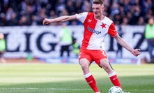Obránce Slavie Štěpán Chaloupek.