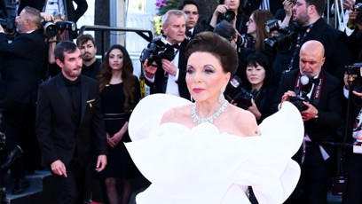FOTO: Nestárnoucí herečka Joan Collins.
