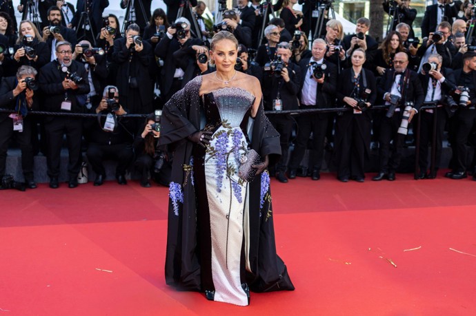 FOTO: Herečka Sharon Stone z filmového festivalu v Cannes.