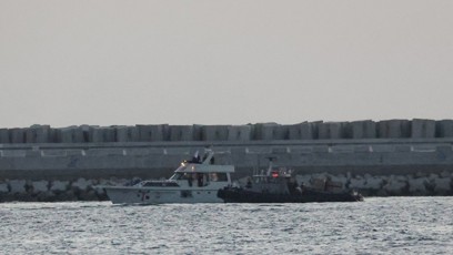 FOTO: Flotila s humanitární pomocí vyplula z tureckého přístavu Marmaris minulý týden. Na palubách lodí byli občané čtyř desítek zemí.