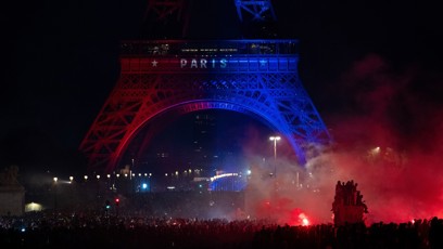 FOTO: Násilnosti v Paříži po sobotním vítězství fotbalového klubu Paris St. Germain.