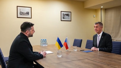 FOTO: Andrej Babiš s Volodymyrem Zelenským.