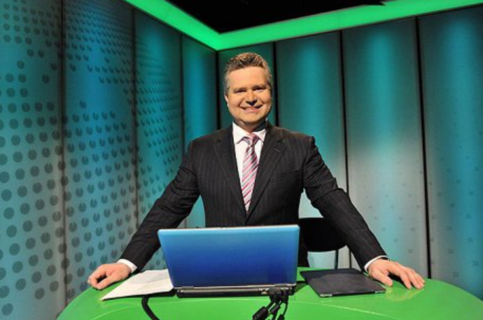 FOTO: Moderátor Daniel Takáč.