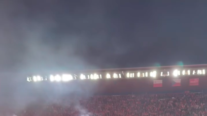 FOTO: Michal Suchánek natočil chaos z tribuny.