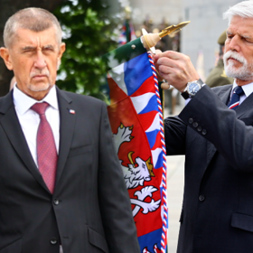 Petr Pavel a Andrej Babiš na Vítkově.