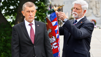 FOTO: Petr Pavel a Andrej Babiš na Vítkově.
