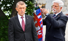 Petr Pavel a Andrej Babiš na Vítkově.
