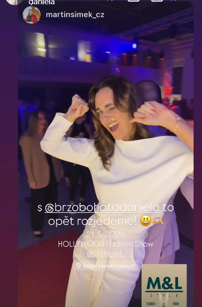 FOTO: Daniela Brzobohatá se umí odvázat. – stránka 39