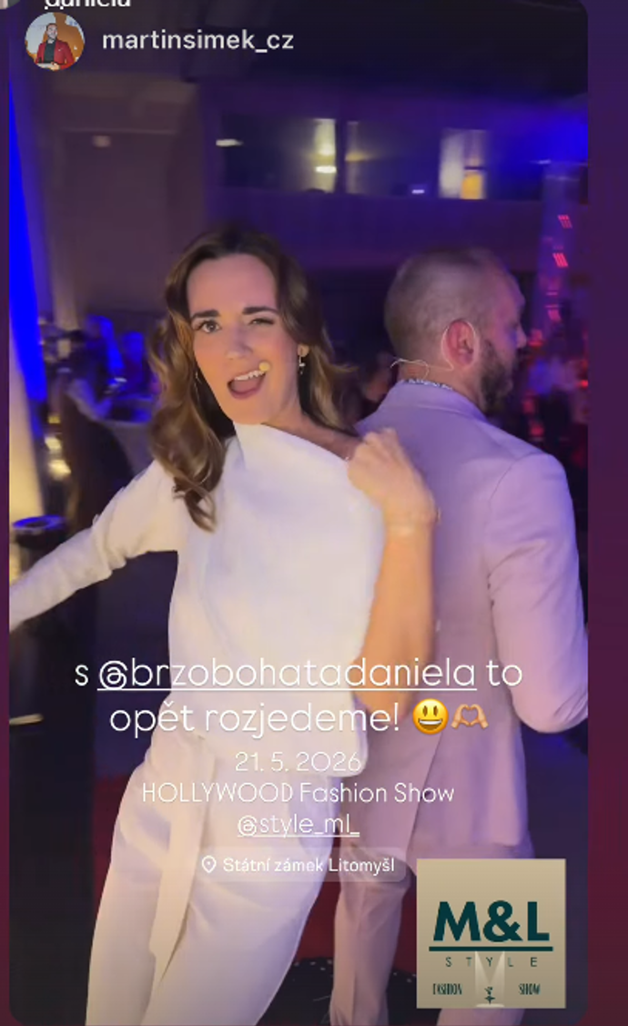 FOTO: Daniela Brzobohatá moderovala akci M&L Style. – stránka 41