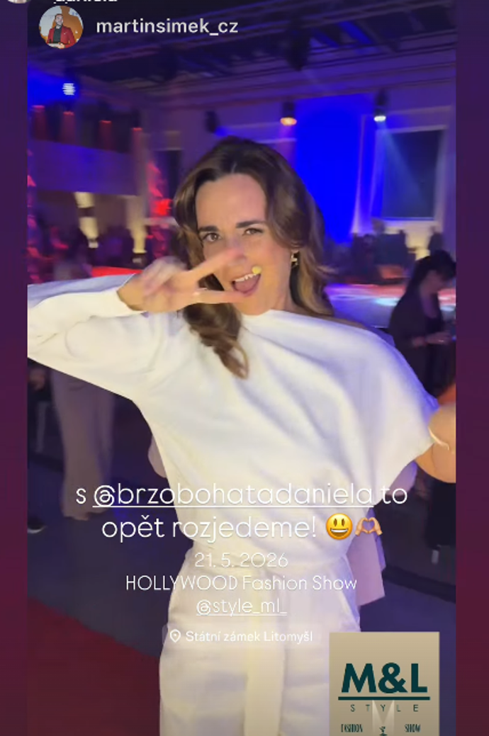 FOTO: Daniela Brzobohatá to pořádně rozjela. – stránka 40