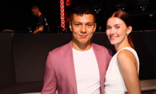 Tomáš Le Sy se svou přítelkyní Denisou.