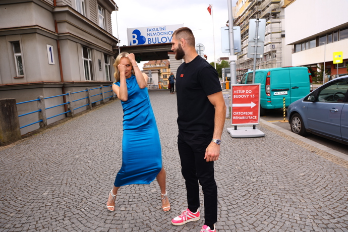 FOTO: Míša Tomanová si zkusila sparing.