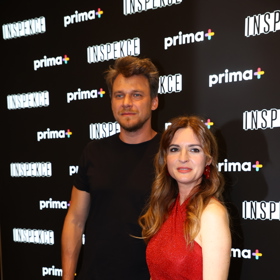 Vojta Dyk s herečkou Kristýnou Ryškou.