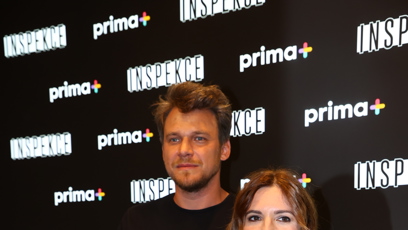 FOTO: Vojta Dyk s herečkou Kristýnou Ryškou.