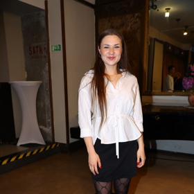 Petra Lukešová na premiéře seriálu Inspekce. 