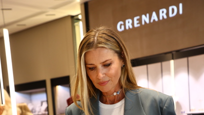 FOTO: Daniela Peštová si nový butik Grenardi prohlížela.