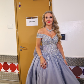 Lenka Graf zpívala na koncertu Štefana Margity. 