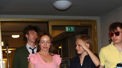 FOTO: Tatiana Dyková po boku svých synů.